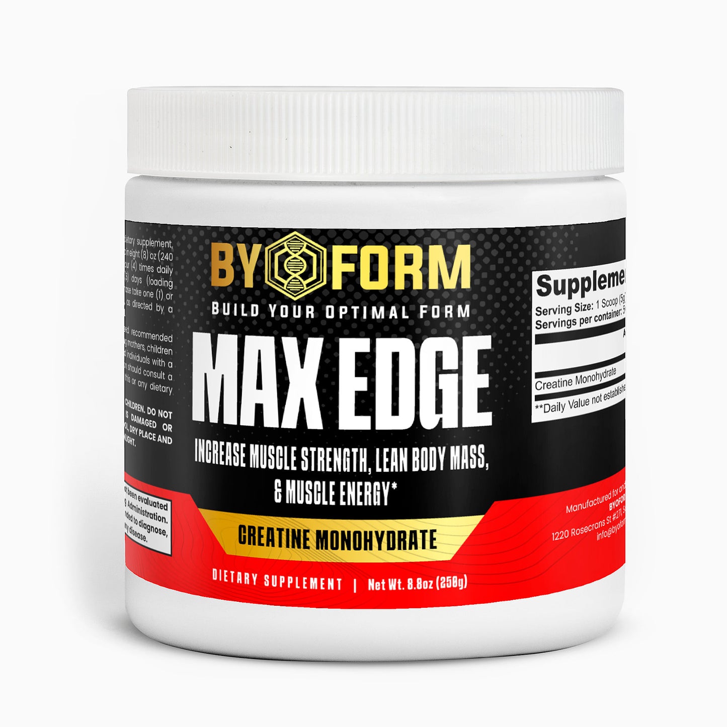 MAX EDGE: Creatine Monohydrate