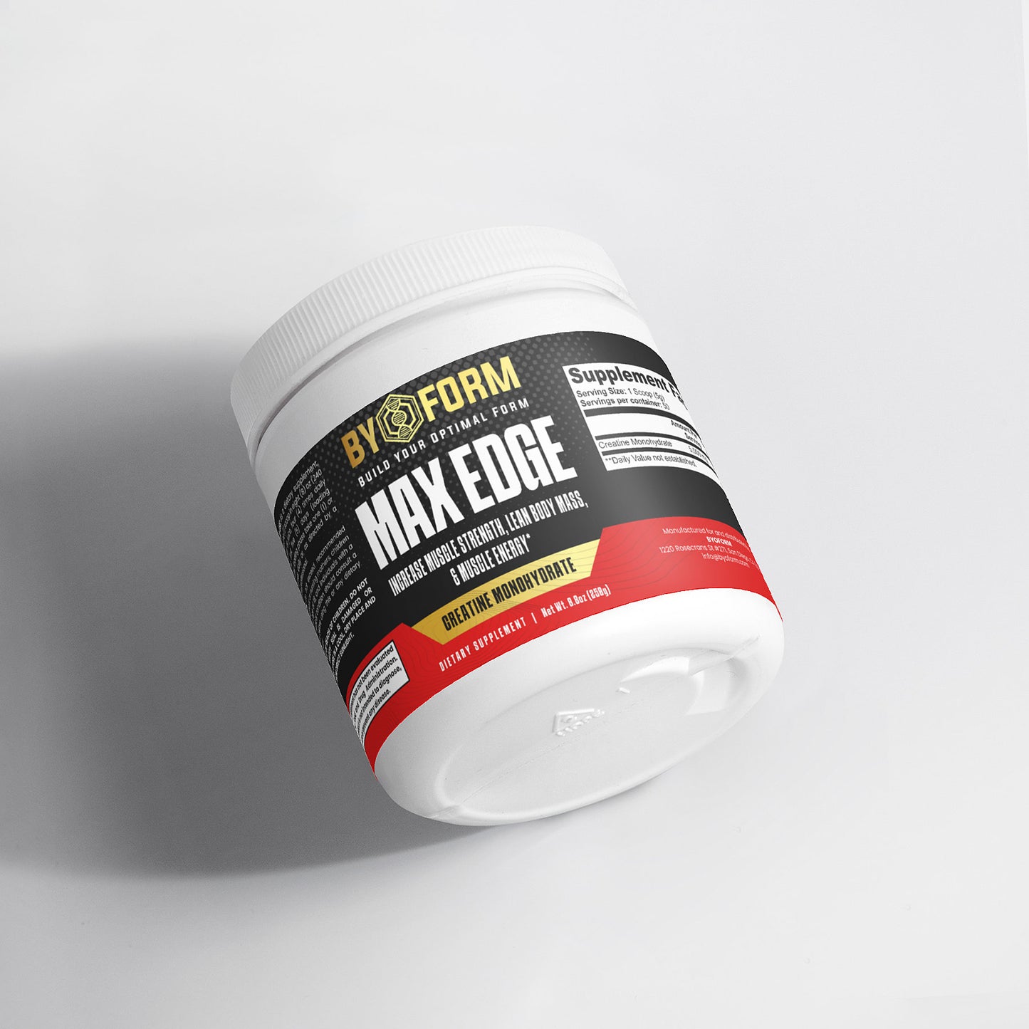 MAX EDGE: Creatine Monohydrate