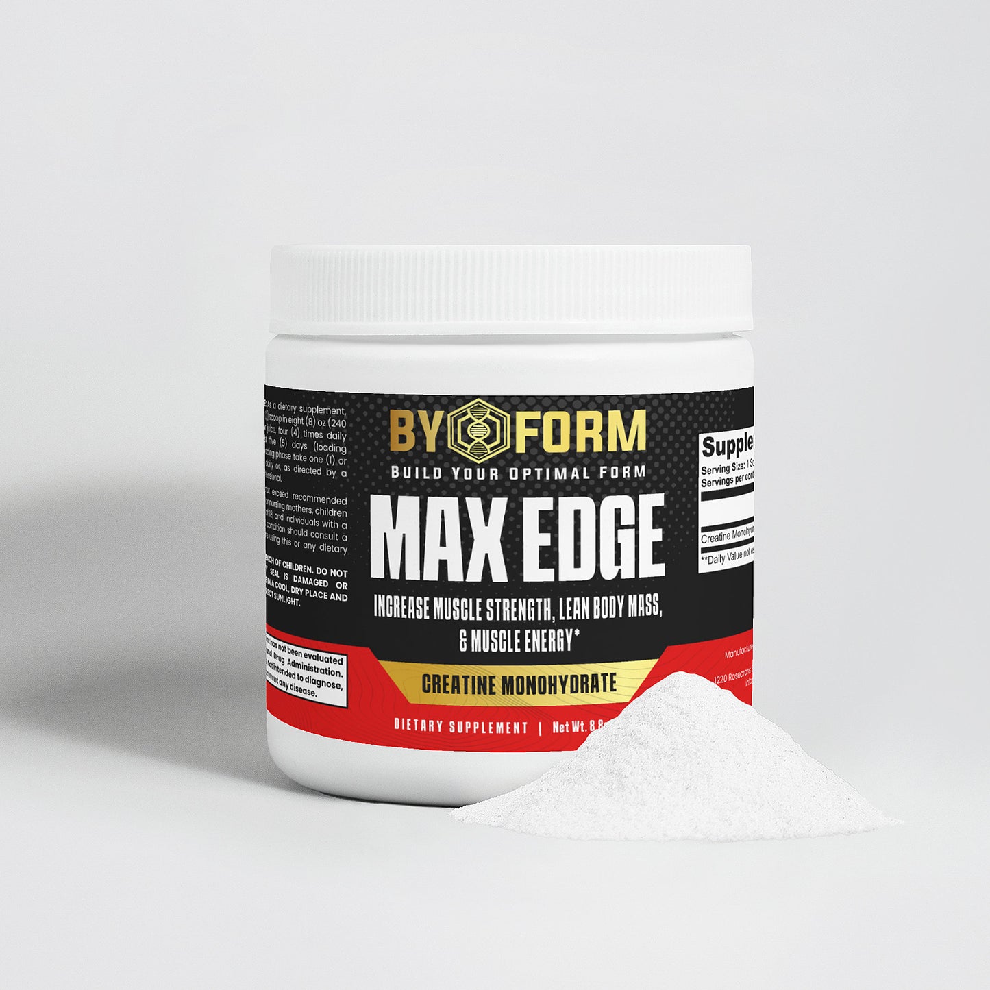 MAX EDGE: Creatine Monohydrate