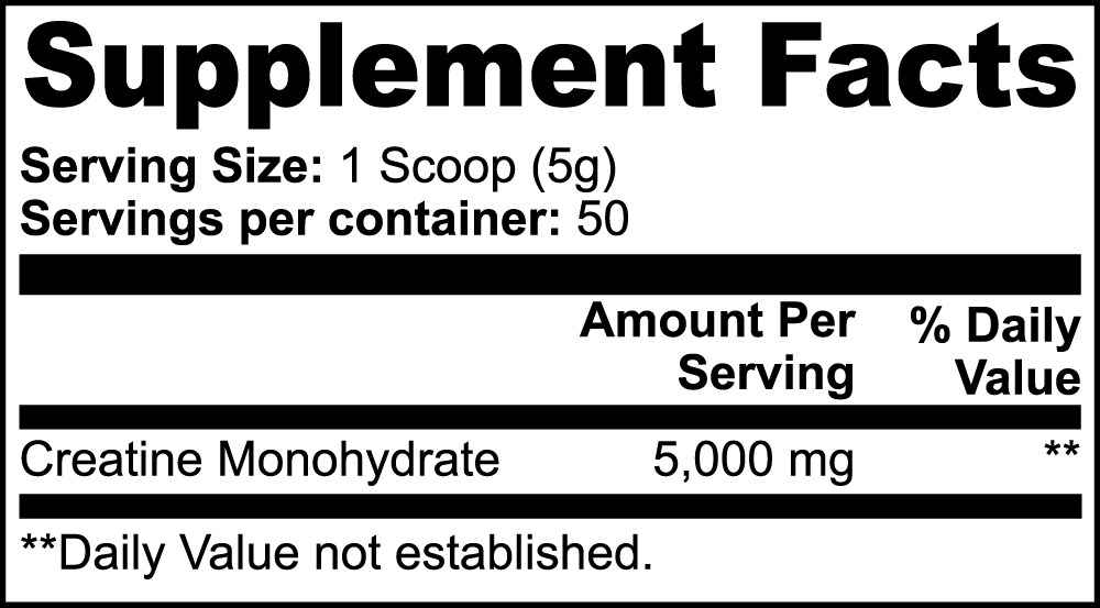 MAX EDGE: Creatine Monohydrate