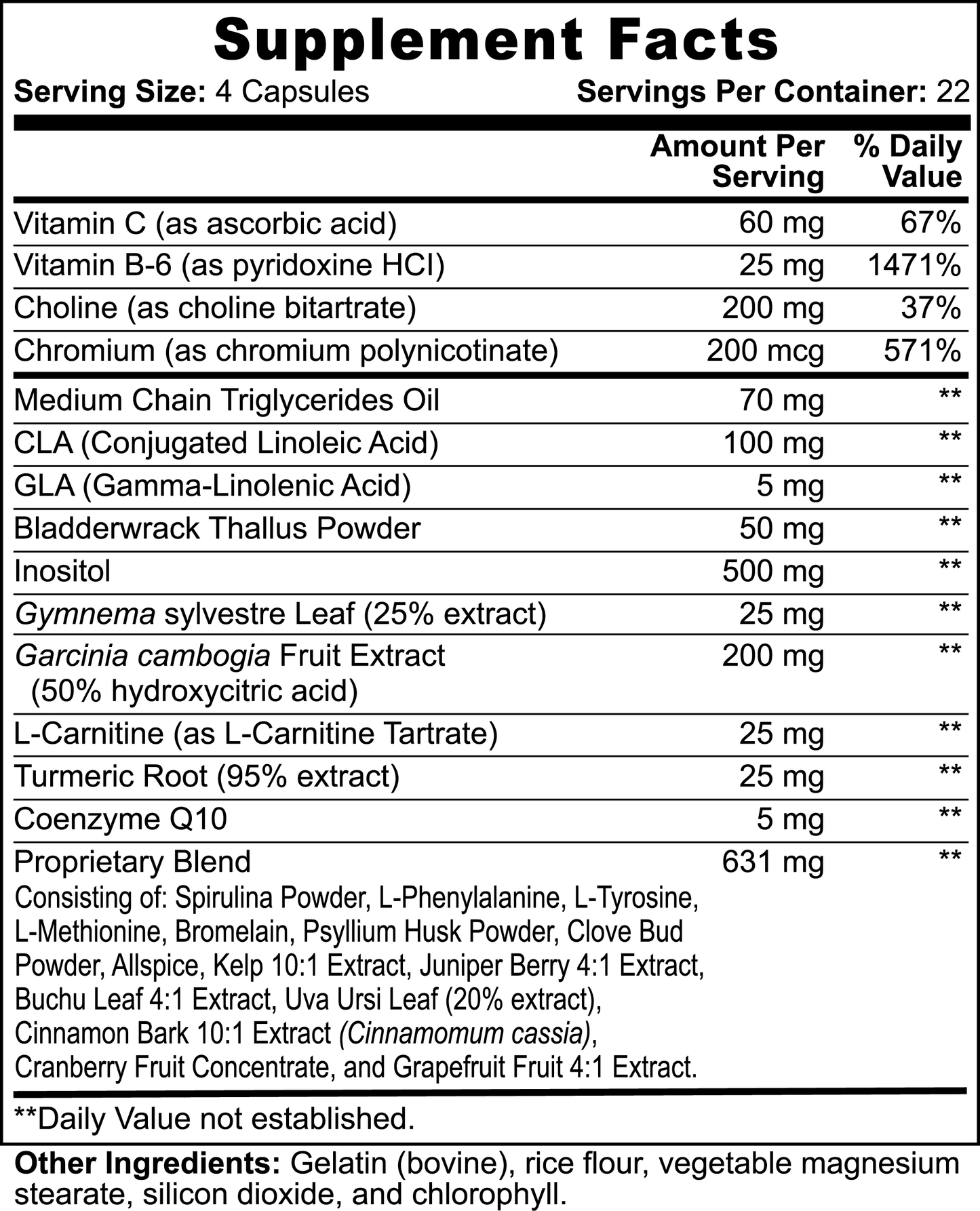 Metabolism & Fat Burner Stack