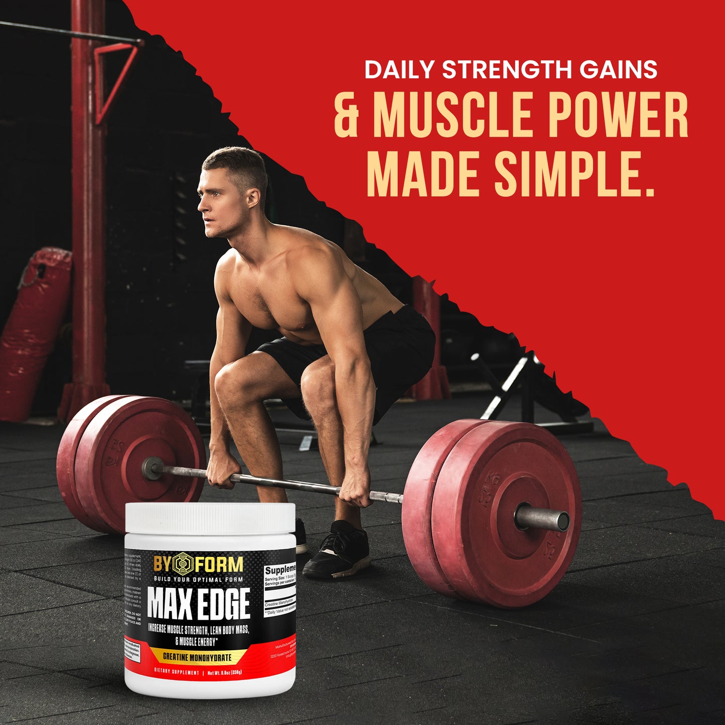 MAX EDGE: Creatine Monohydrate