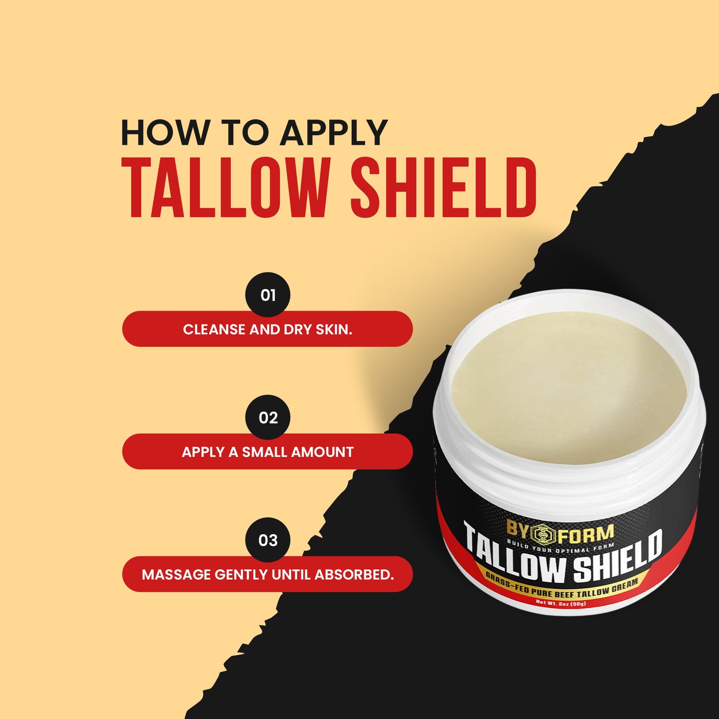 Tallow Shield - Pure Beef Tallow Cream
