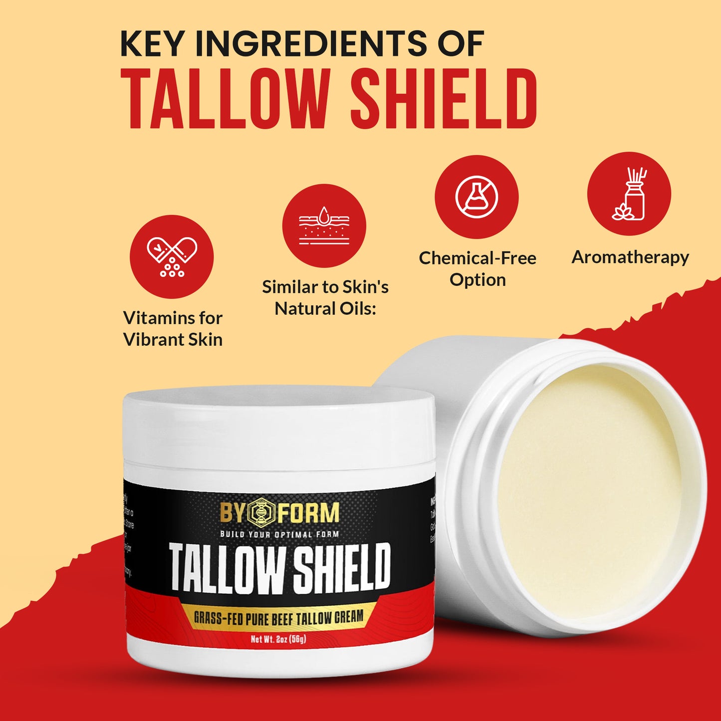 Tallow Shield - Pure Beef Tallow Cream