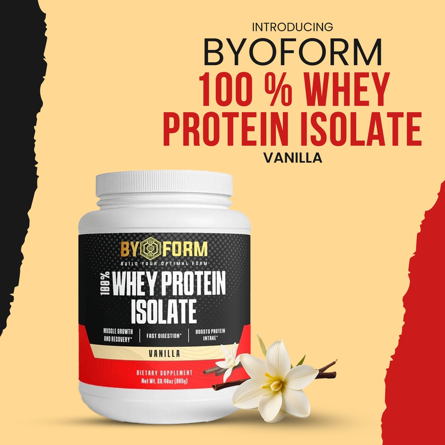 100% Whey Protein Isolate (Vanilla)
