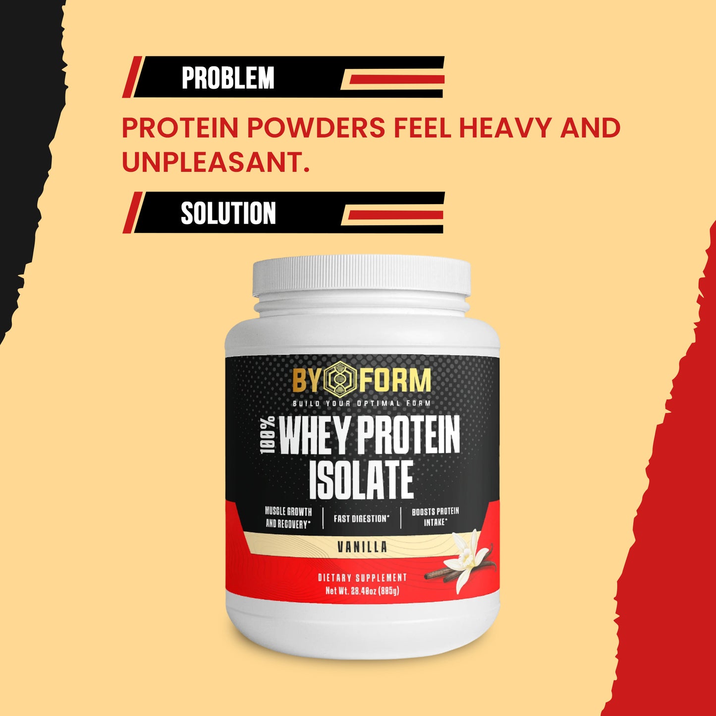 100% Whey Protein Isolate (Vanilla)