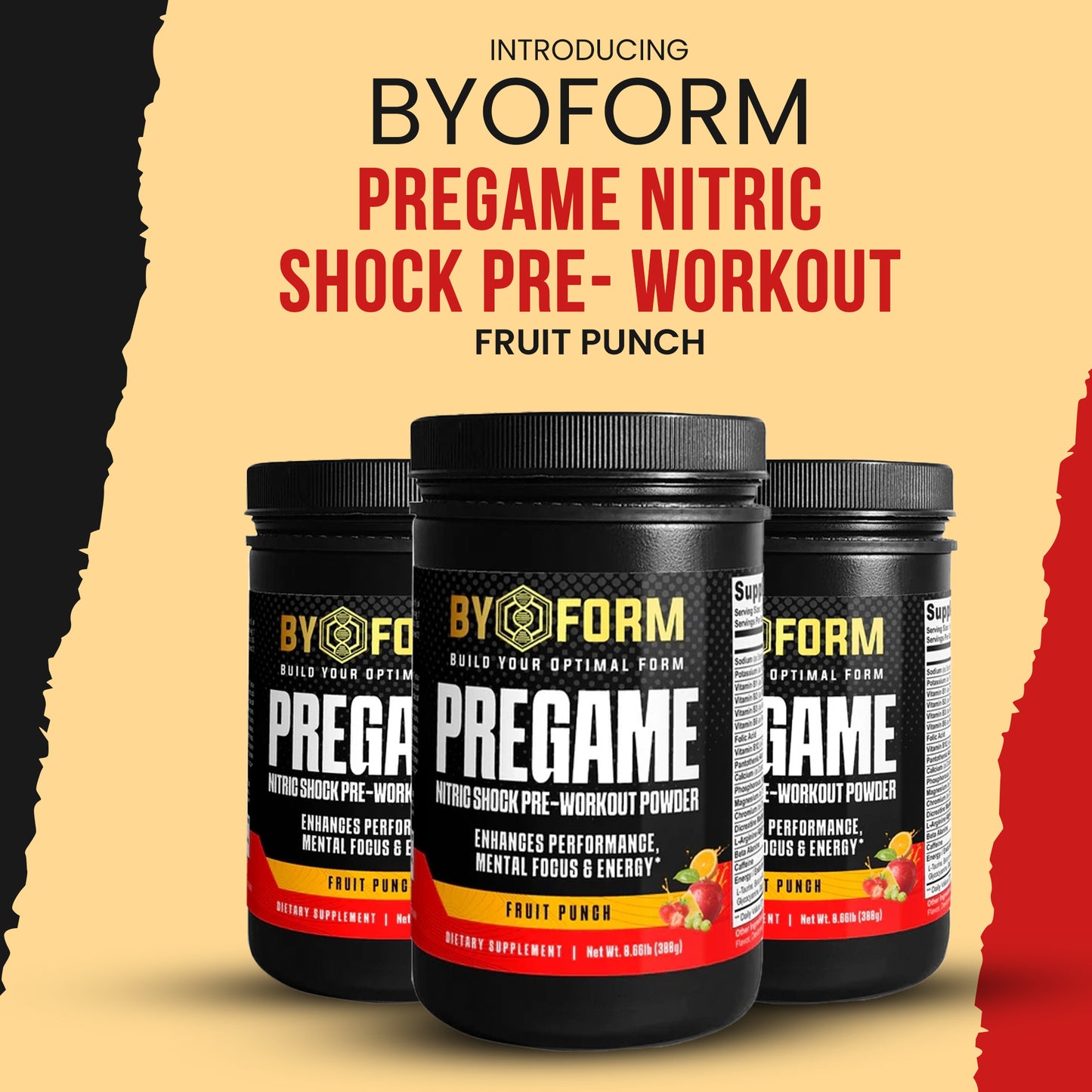 PREGAME: Nitric Shock Pre-Workout Powder