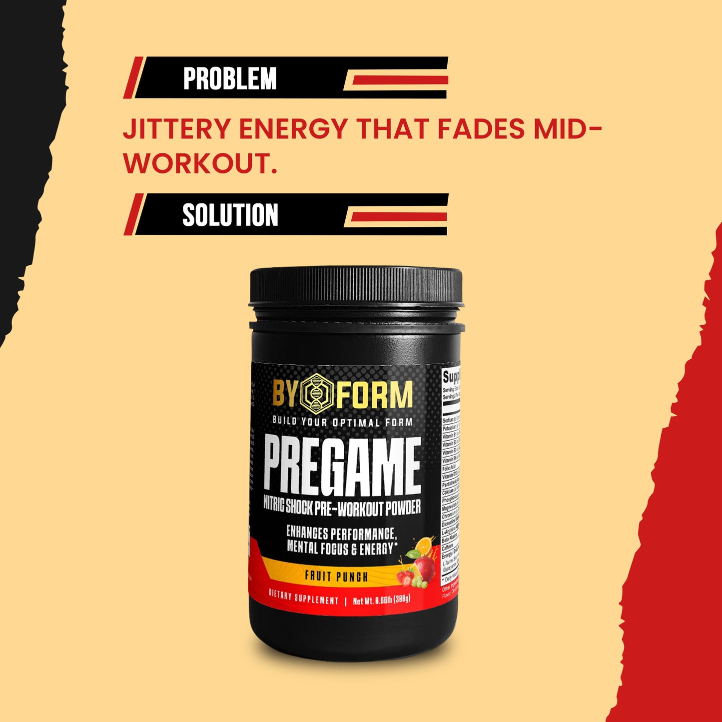 PREGAME: Nitric Shock Pre-Workout Powder