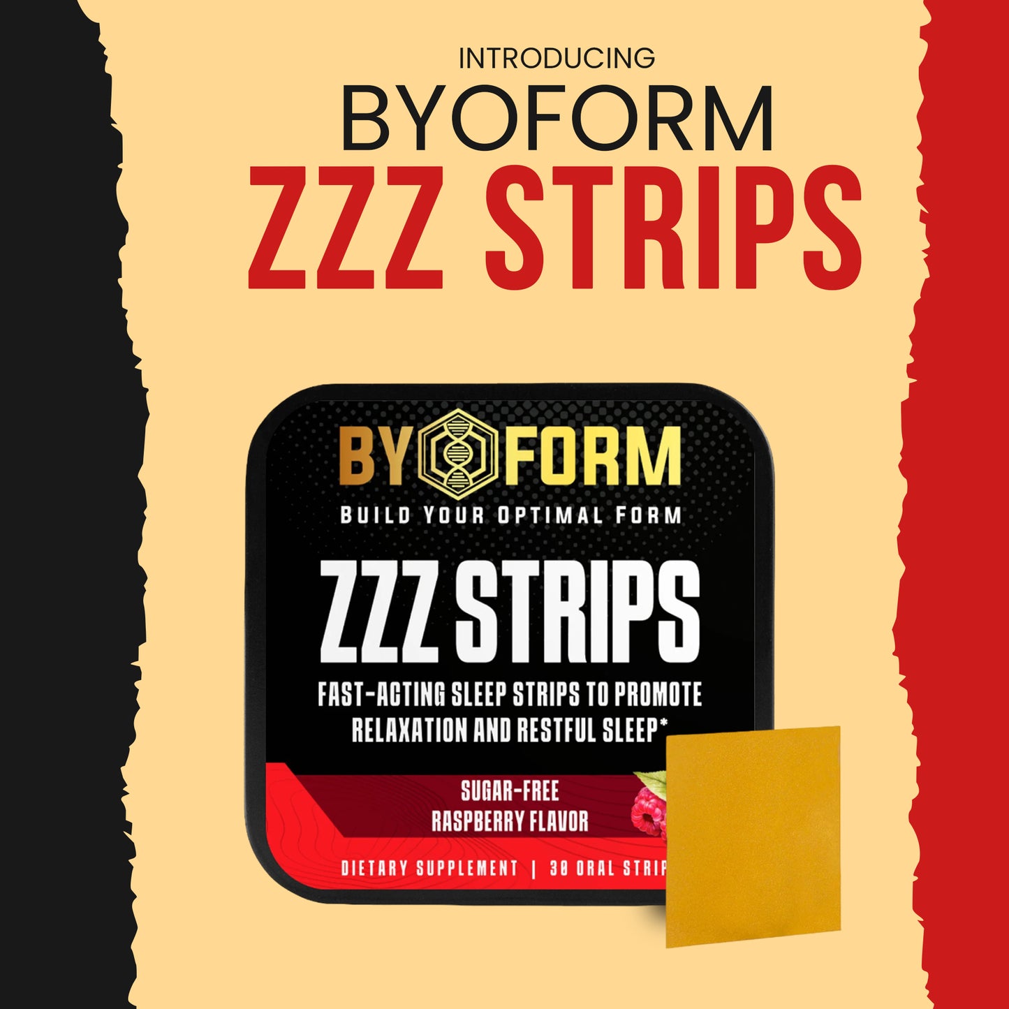 Zzz Strips – Fast-Dissolving Sleep Support Strips