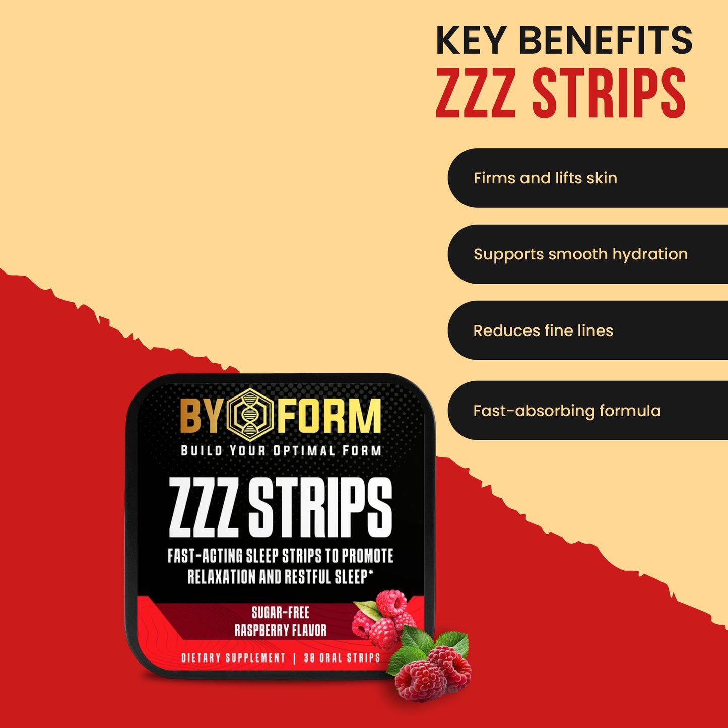 Zzz Strips – Fast-Dissolving Sleep Support Strips