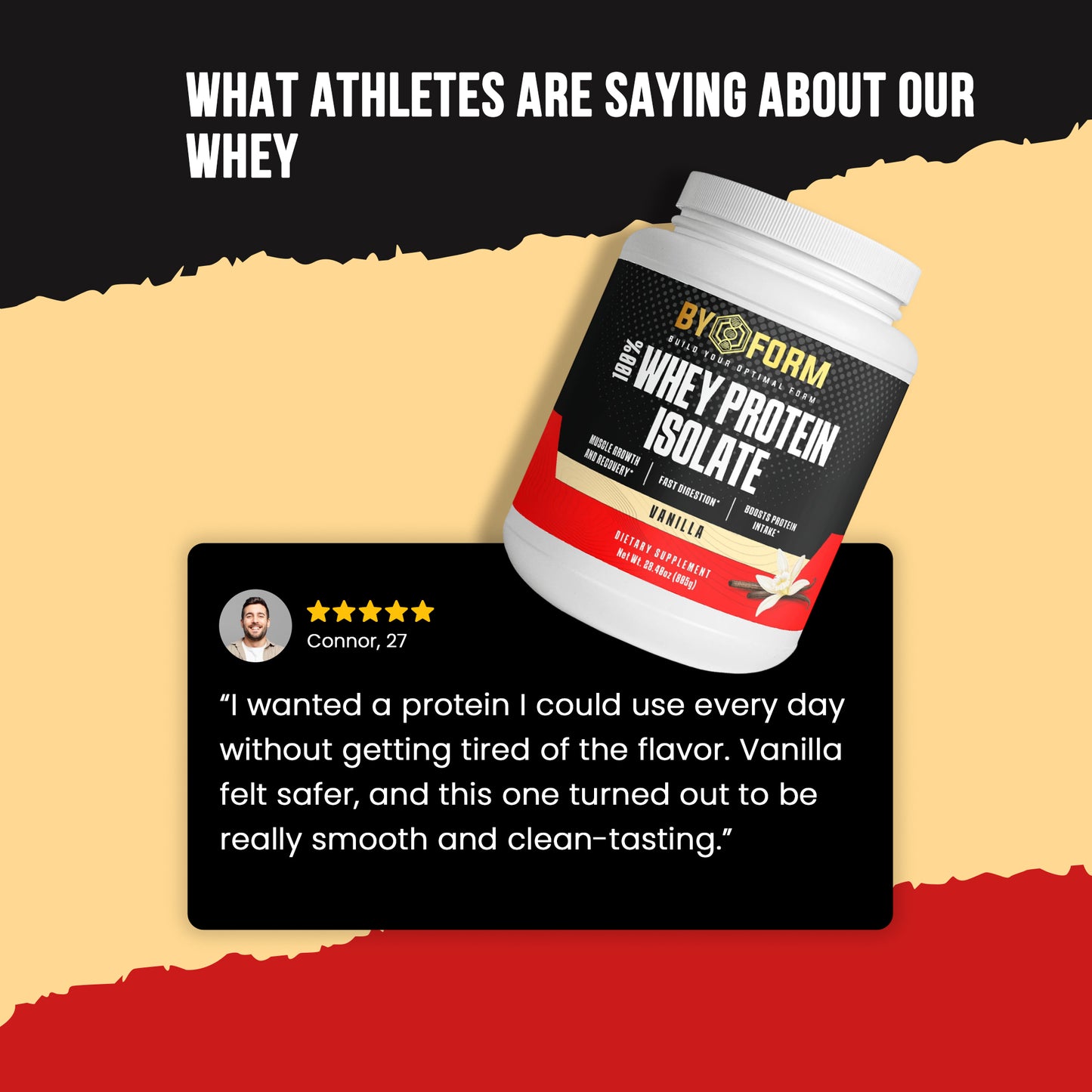 100% Whey Protein Isolate (Vanilla)
