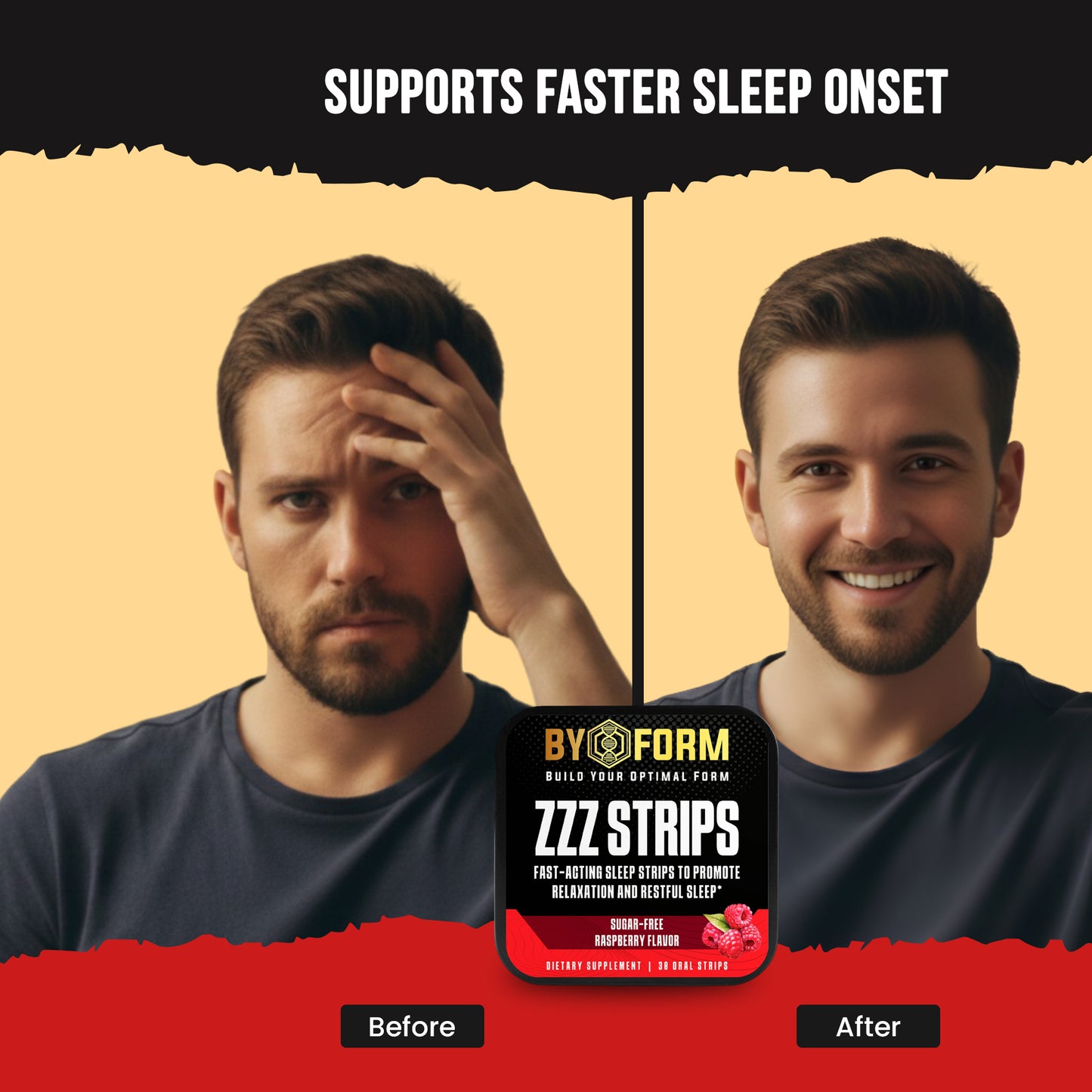 Zzz Strips – Fast-Dissolving Sleep Support Strips