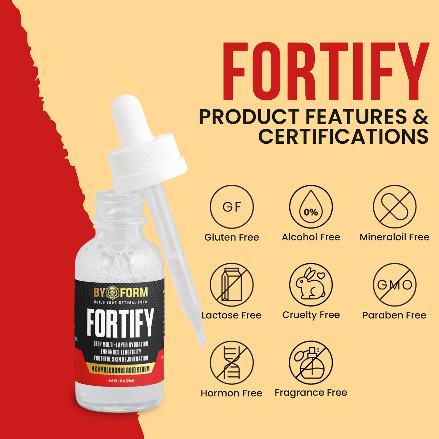 FORTIFY – 4X Hyaluronic Acid Serum