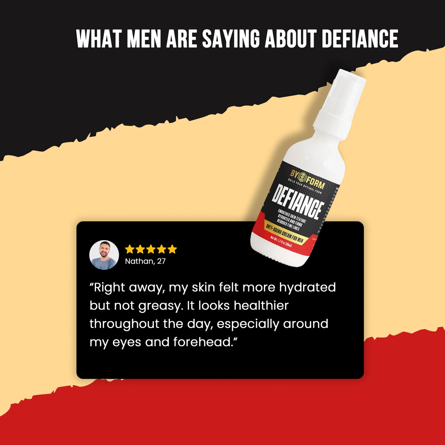 DEFIANCE – Anti-Aging Cream for Men