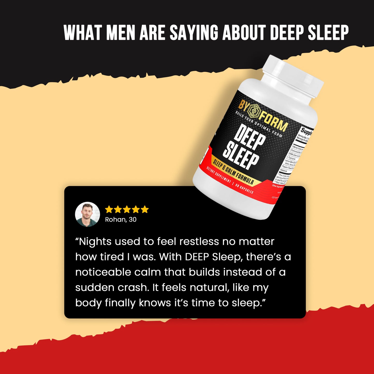 DEEP Sleep – Nighttime Sleep Support Formula