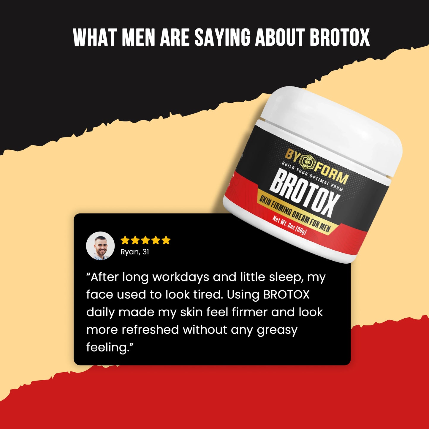 BROTOX: Skin Firming Cream For Men