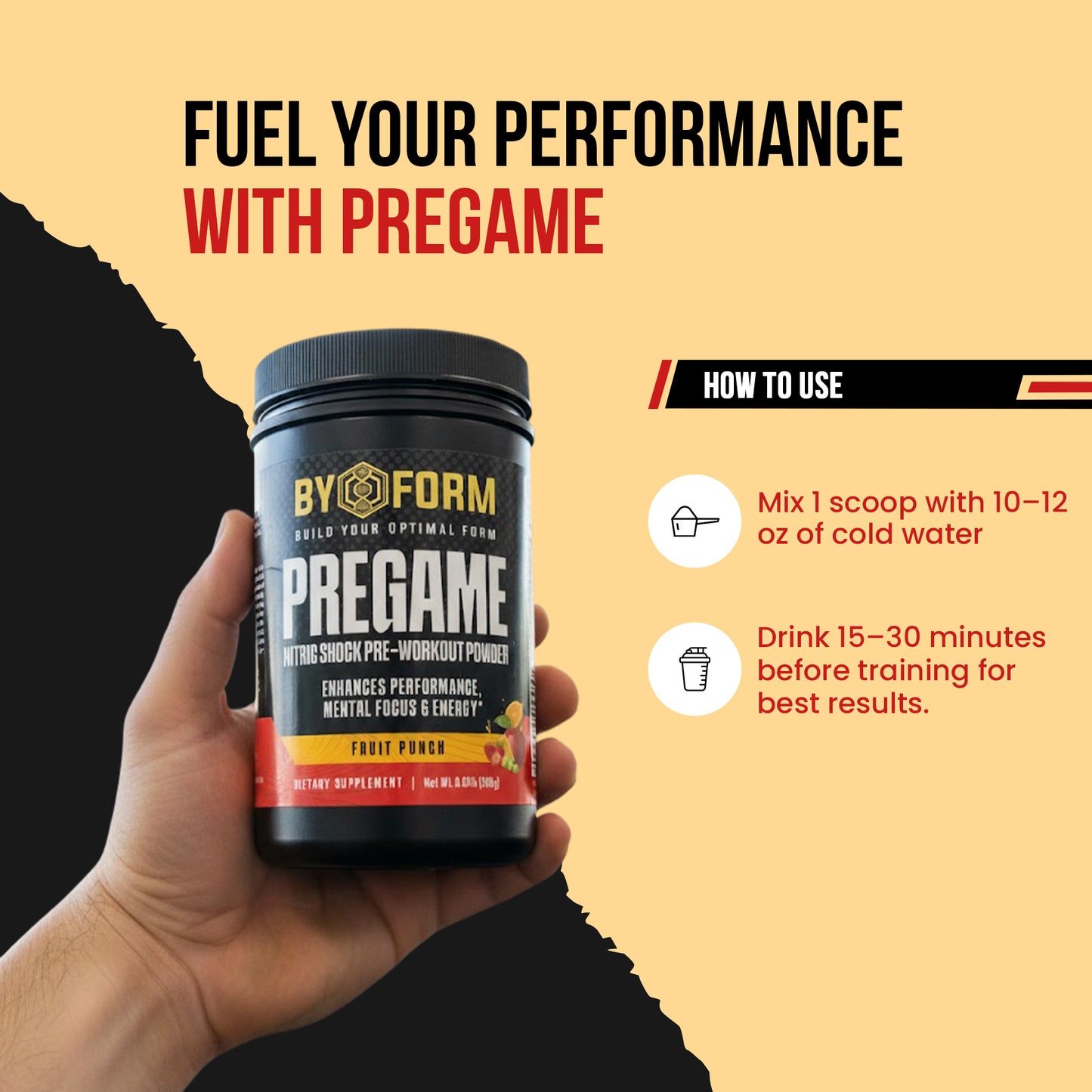 PREGAME: Nitric Shock Pre-Workout Powder
