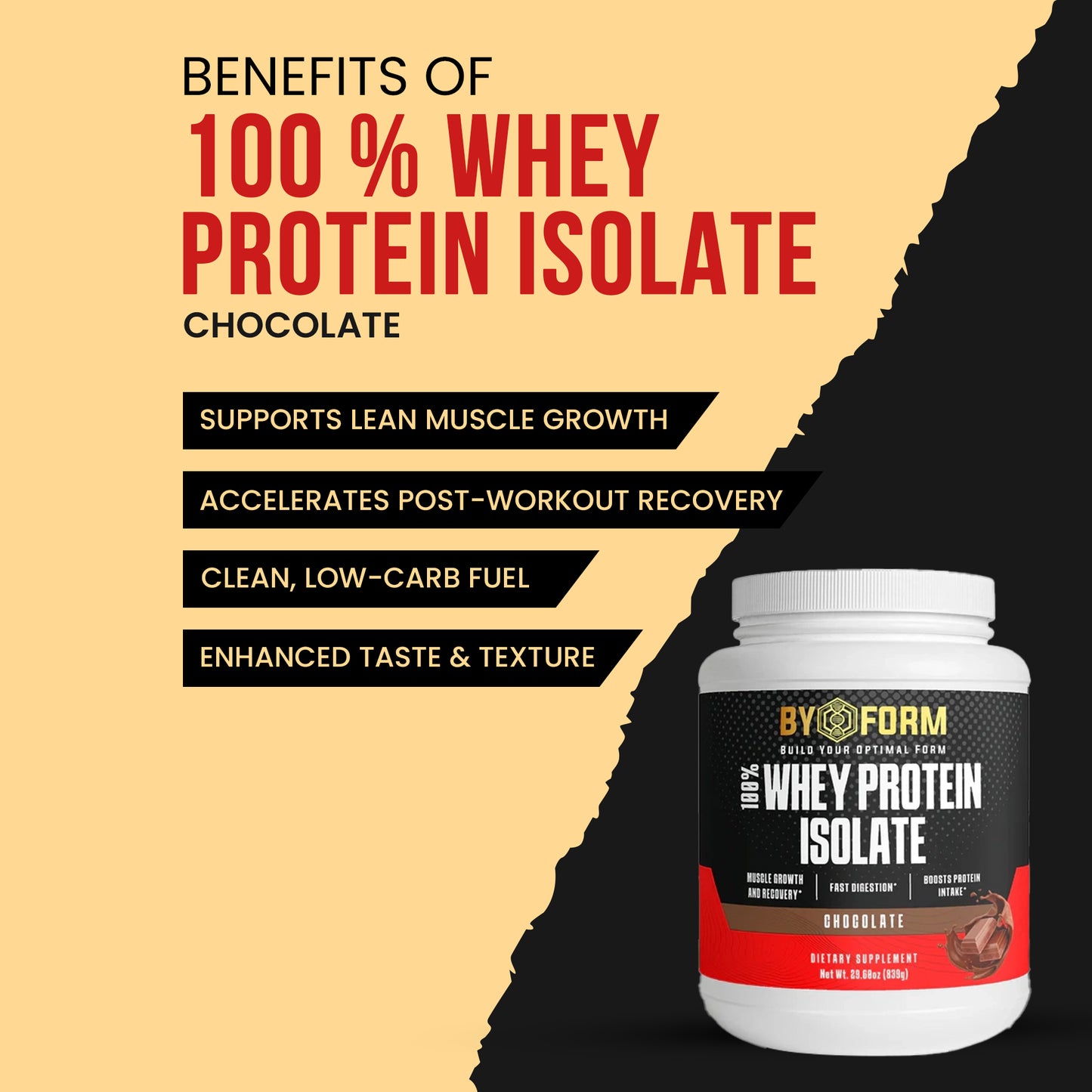 100% Whey Protein Isolate (Chocolate)