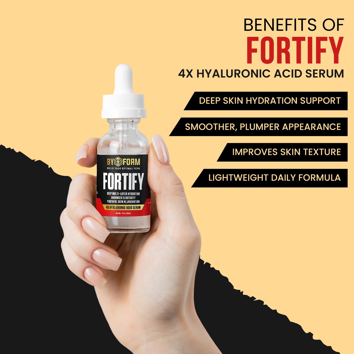 FORTIFY – 4X Hyaluronic Acid Serum