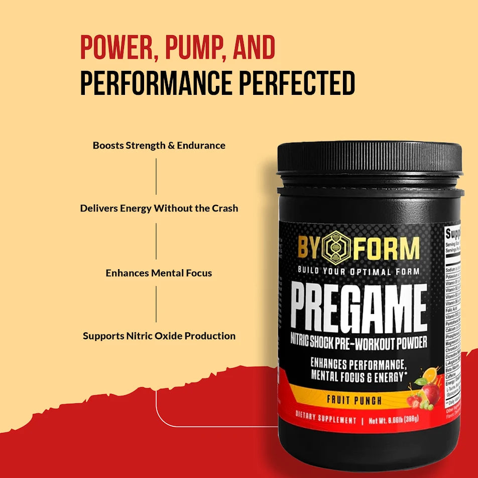 PREGAME: Nitric Shock Pre-Workout Powder